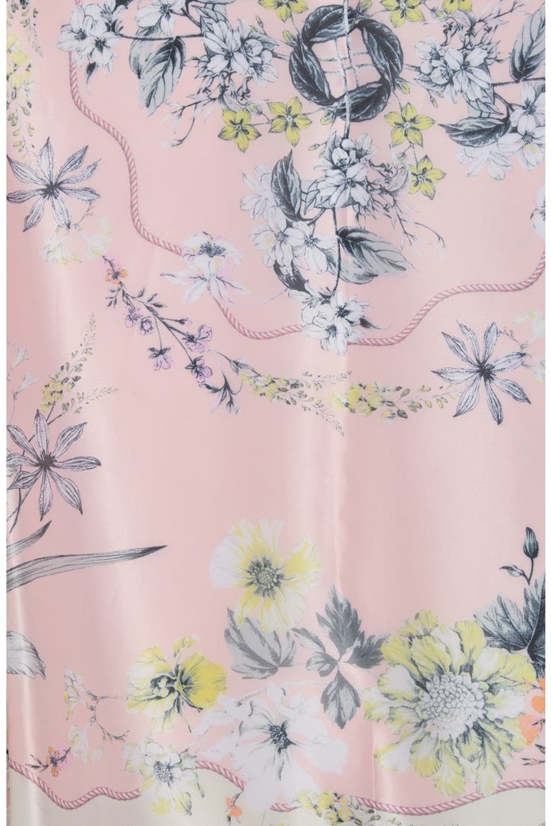 Toile Square Scarf, Alternate, color, BLUSH