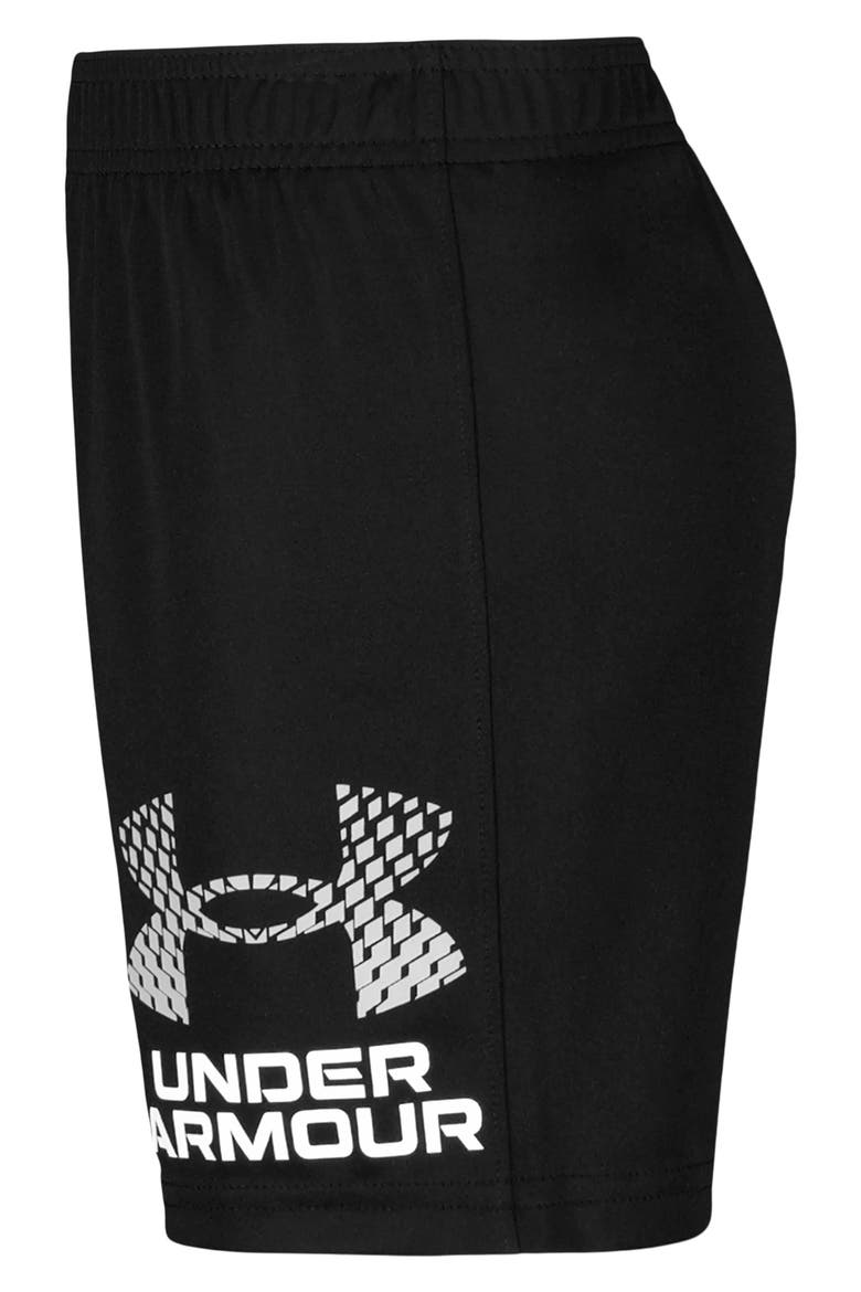 Kids' Tech Logo Shorts, Alternate, color, BLACK