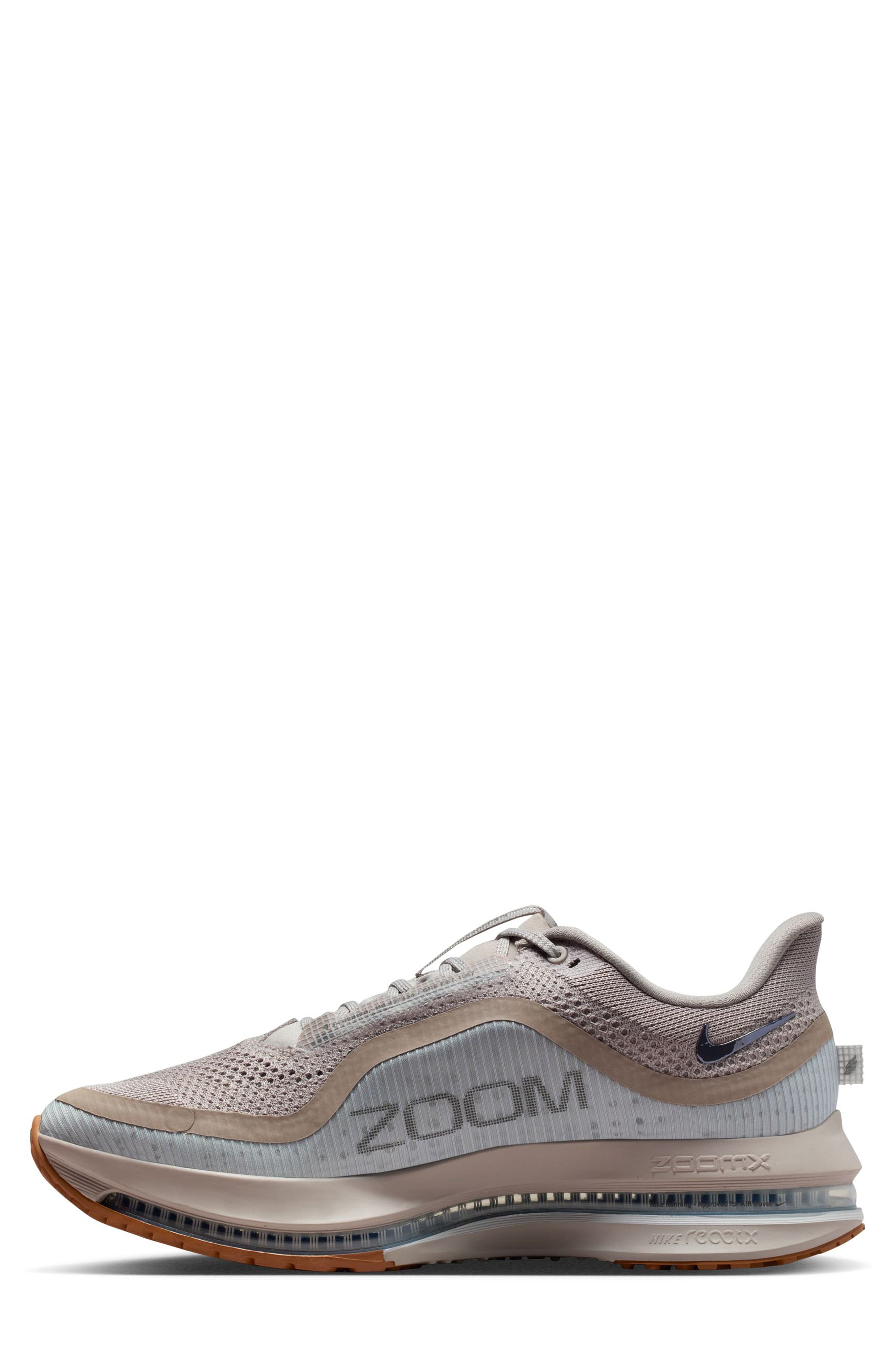 Nike Air Zoom Pegasus Premium Running Shoe, Alternate, color, Cloud Grey/ Dark Grey
