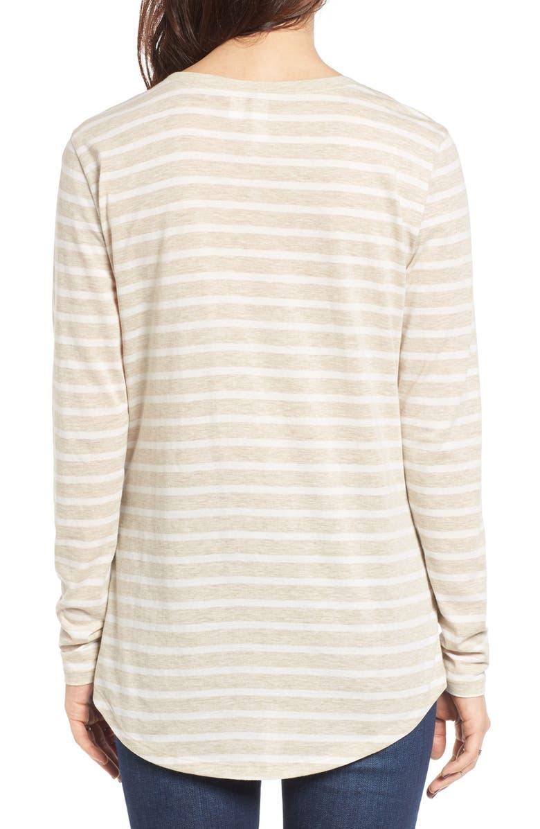 BP. Stripe Crewneck Tee, Alternate, color,