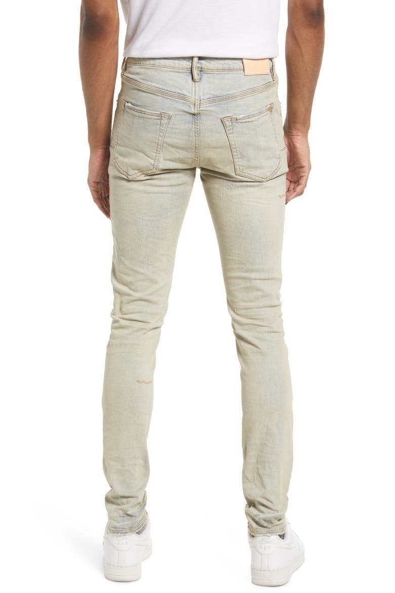 Distressed Skinny Jeans, Alternate, color, SUPERLIGHT OIL REPAIR