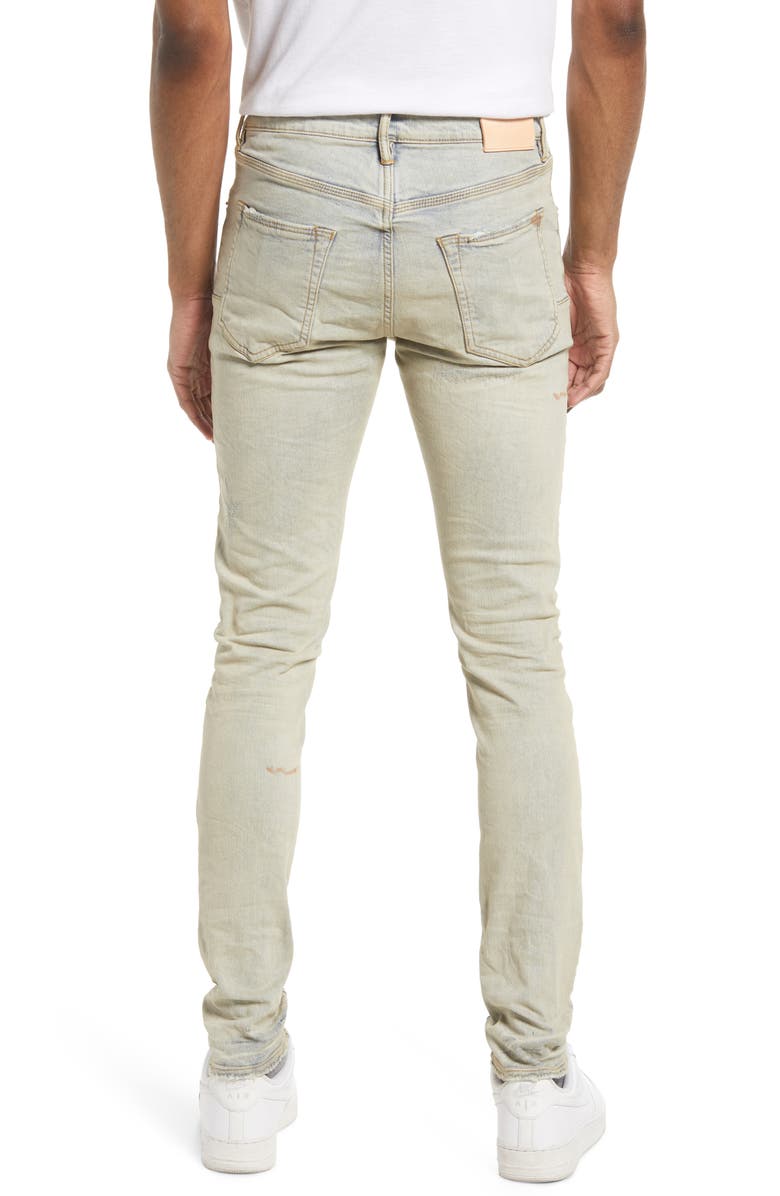 PURPLE BRAND Distressed Skinny Jeans, Alternate, color, Superlight Oil Repair