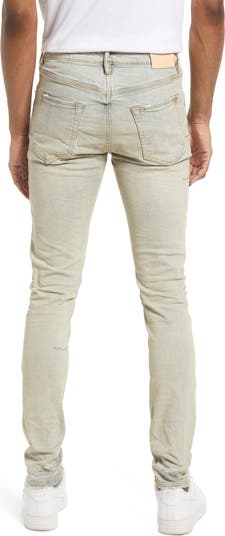 PURPLE Distressed Skinny Jeans