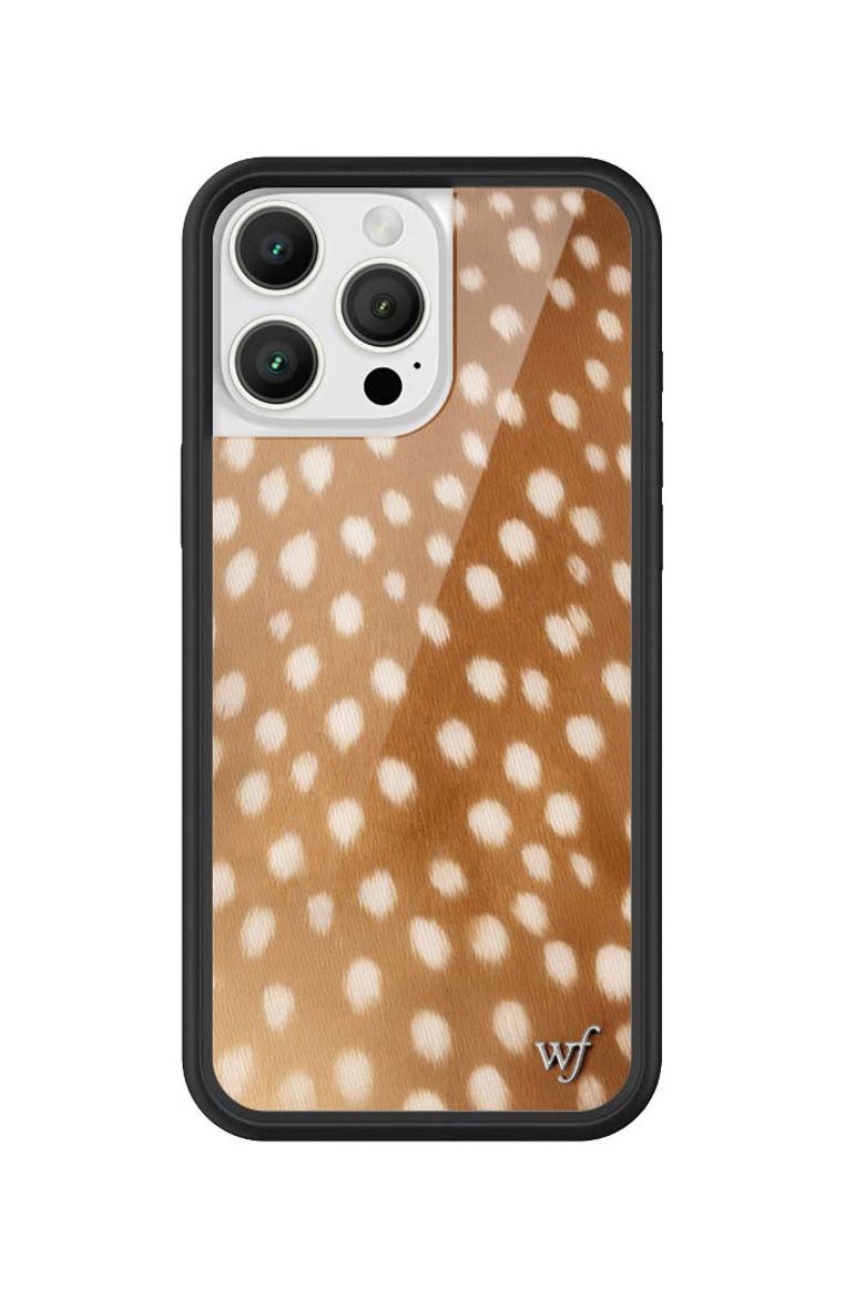 Fawn iPhone Case, Alternate, color, Brown