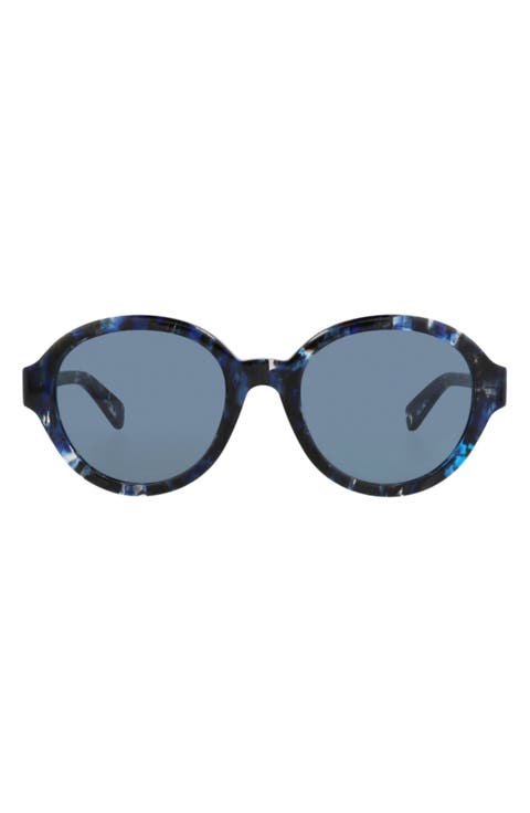 54mm Oval Sunglasses