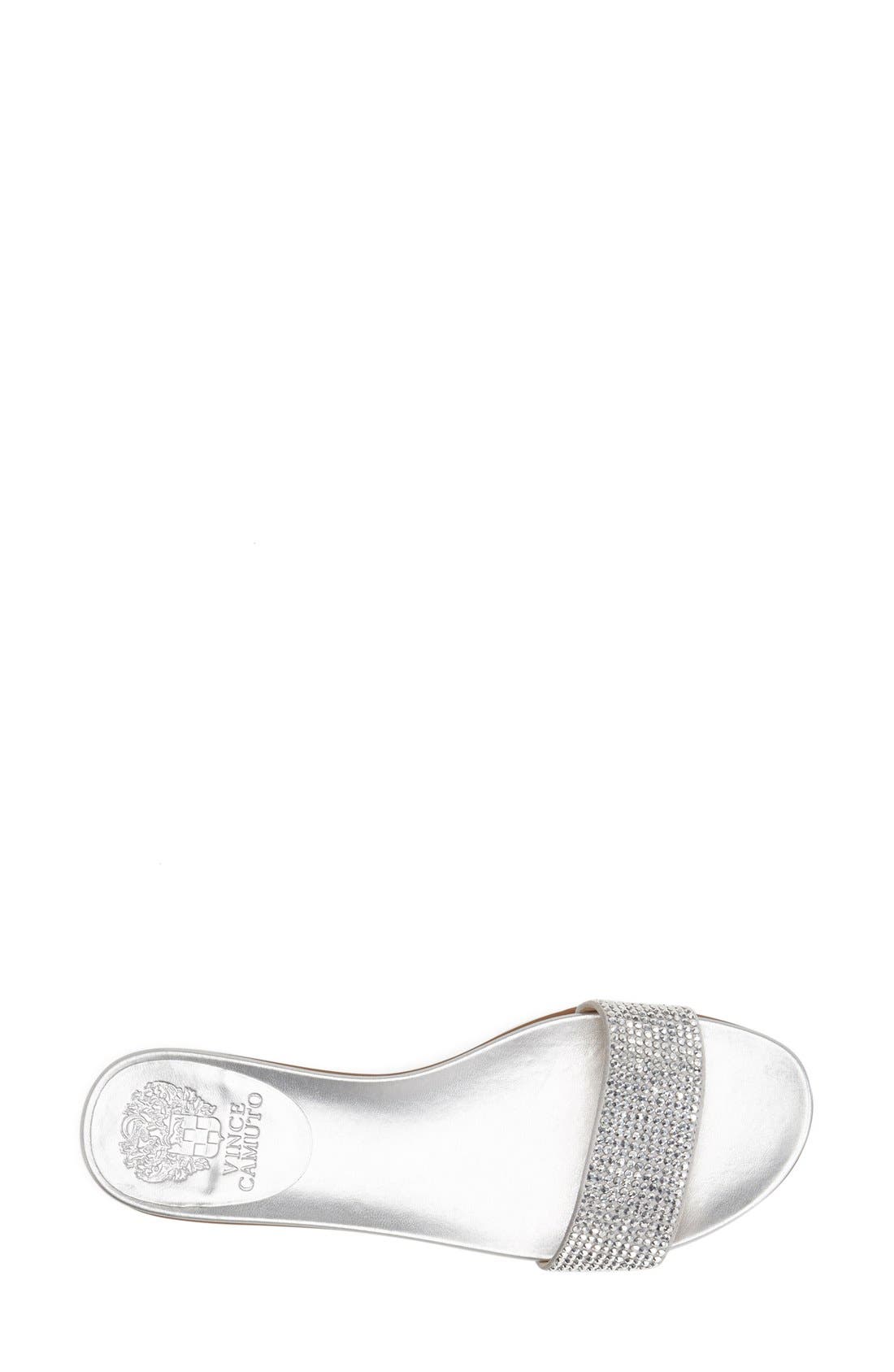 Vince Camuto 'Endilla' Crystal Slide Sandal, Alternate, color, 