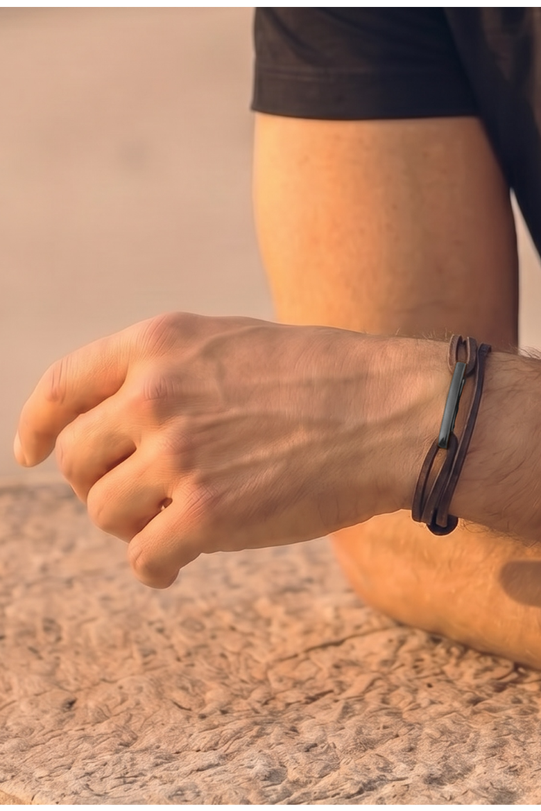 Jumbo Staple Bracelet, Alternate, color, Large - 8.25"