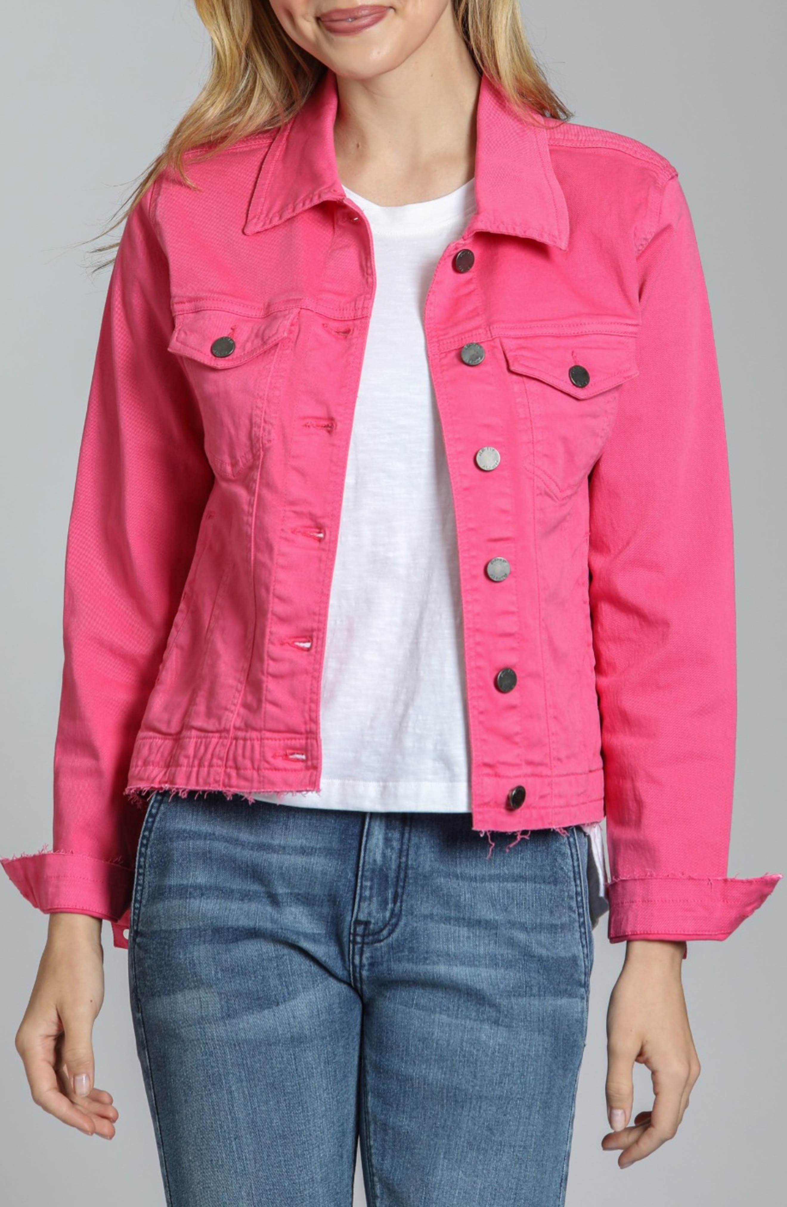 Frayed Denim Jacket - image 5