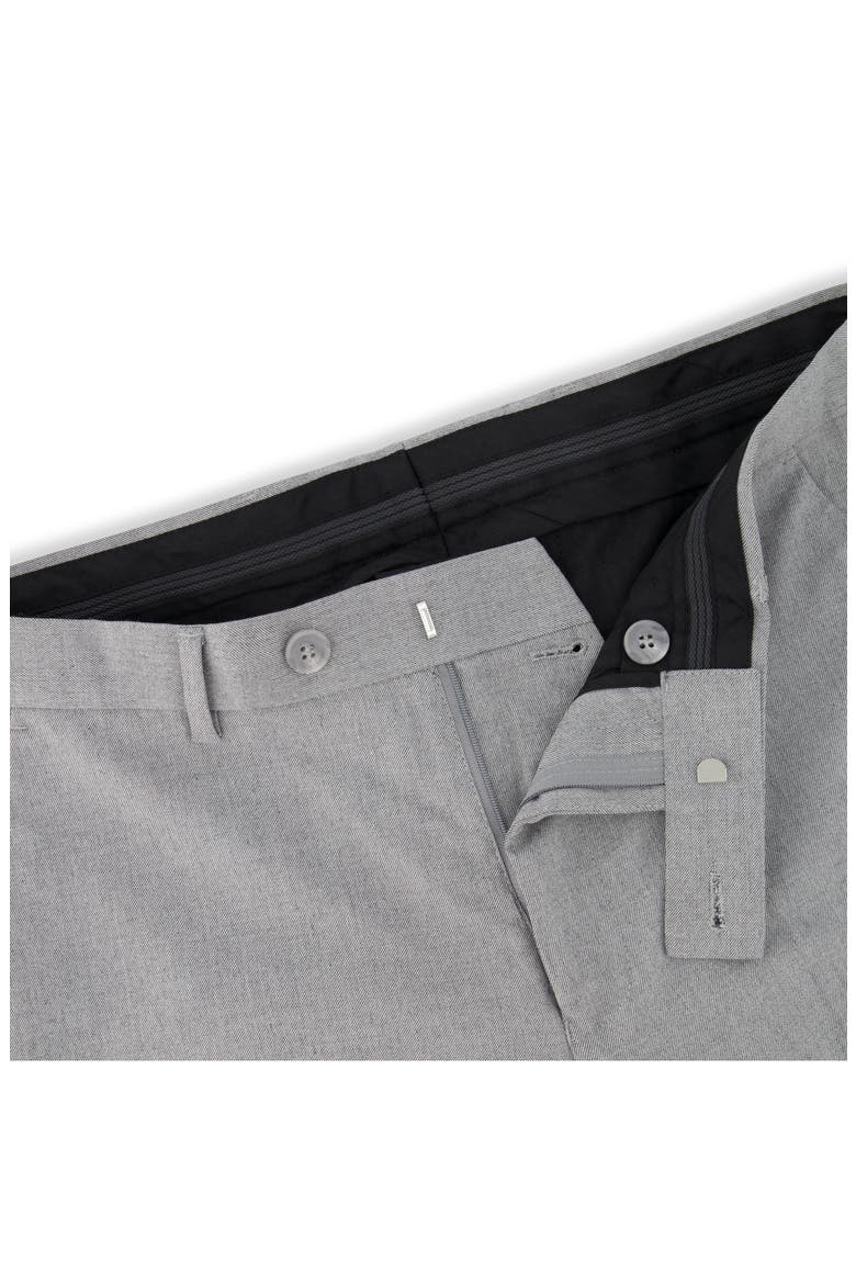 Sharkskin Dress Pants, Alternate, color, GREY