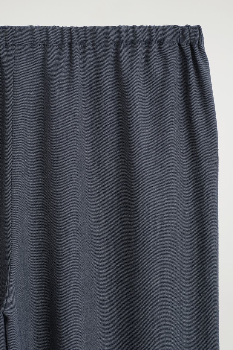 Wool-Blend Wide-Leg Pants, Alternate, color, BLUE-GRAY
