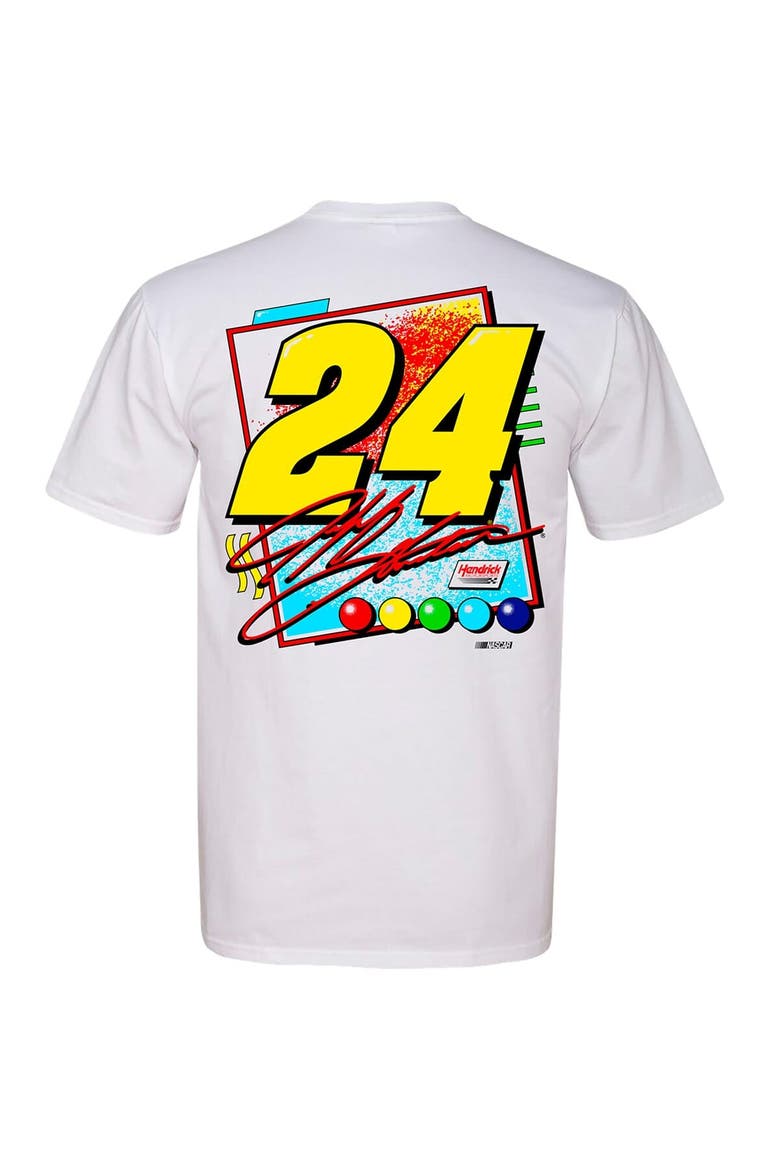 Men's Hendrick Motorsports Team Collection  White Jeff Gordon #24 Dupont T-Shirt, Alternate, color, White