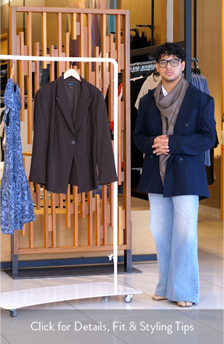 Clean One-Button Blazer, sales video thumbnail