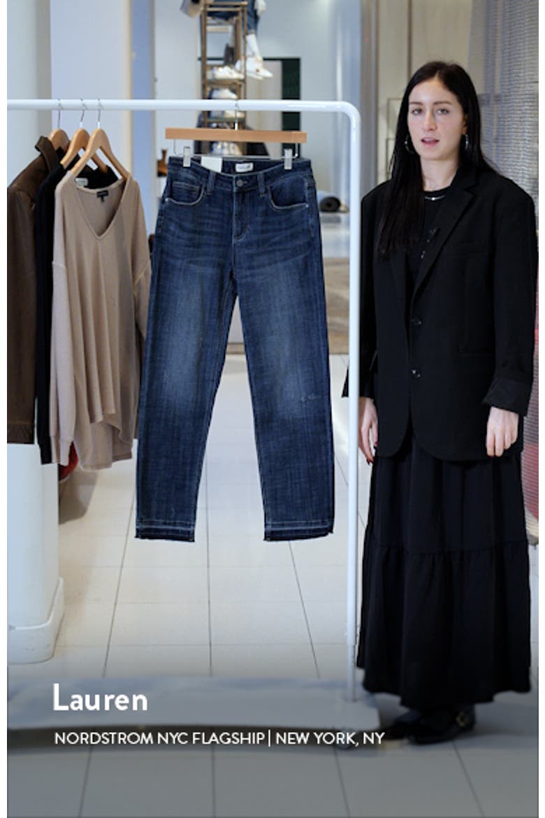 Ruby Release Hem Relaxed Flare Leg Jeans video
