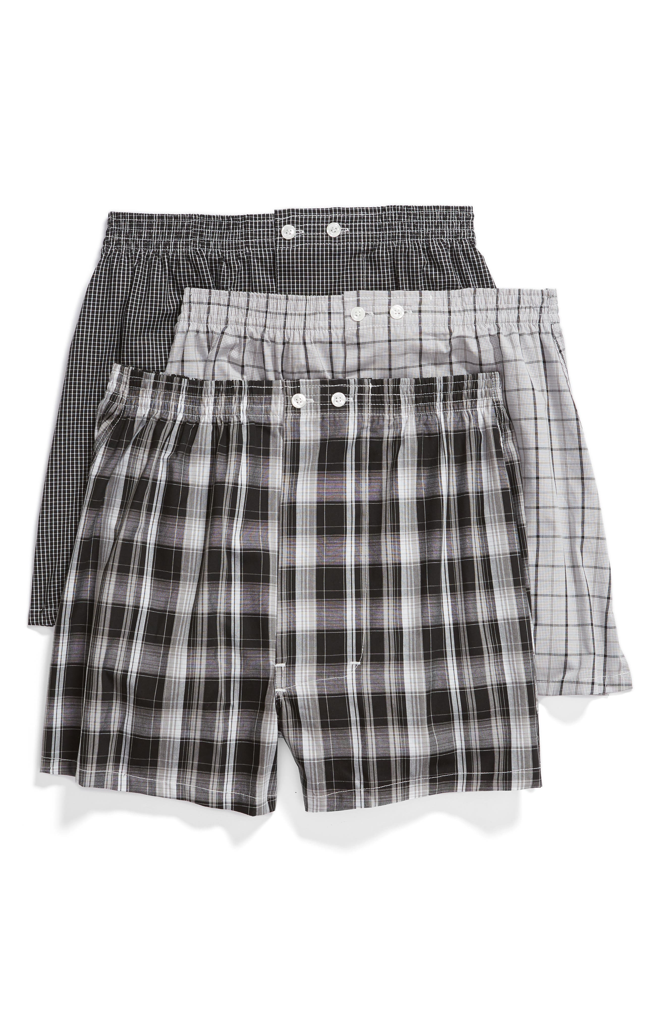 BLACK- WHITE PLAID PACK