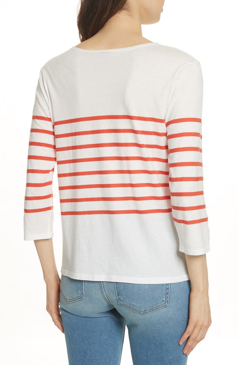 Kule The Malibu Stripe Tee, Alternate, color,