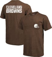 Majestic Threads Cleveland Browns Majestic Threads Tri-Blend Pocket T-Shirt - Brown
