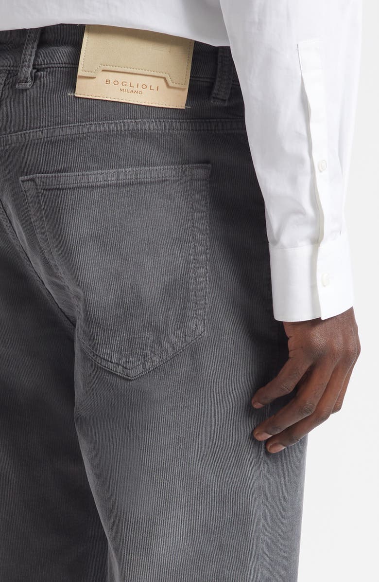 Boglioli Fine Wale Corduroy Pants, Alternate, color, Grey