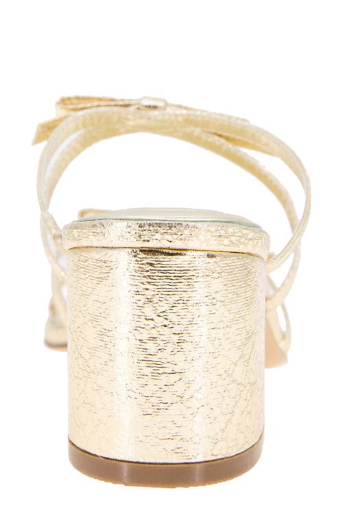 Bcbg Sarina Slide Sandal In Gold