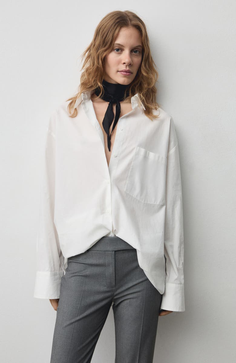 MANGO Mid Rise Flare Pants, Alternate, color, 