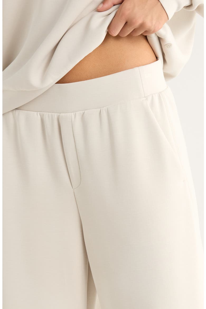 Ultra Soft High Waist Straight Leg Pants, Alternate, color, GREY MOONBEAM
