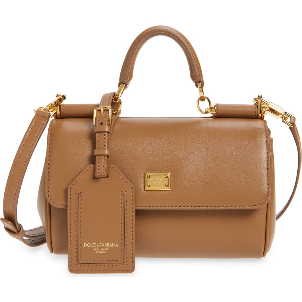 Dolce & Gabbana Dolce&gabbana Mini My Sicily Handbag In Brown