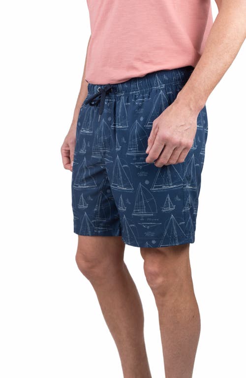 Tailor Vintage Shell 4-way Stretch Doc Shorts In Blue