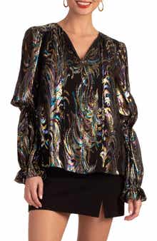 Trina Turk Ambrosial Silk Blend Top