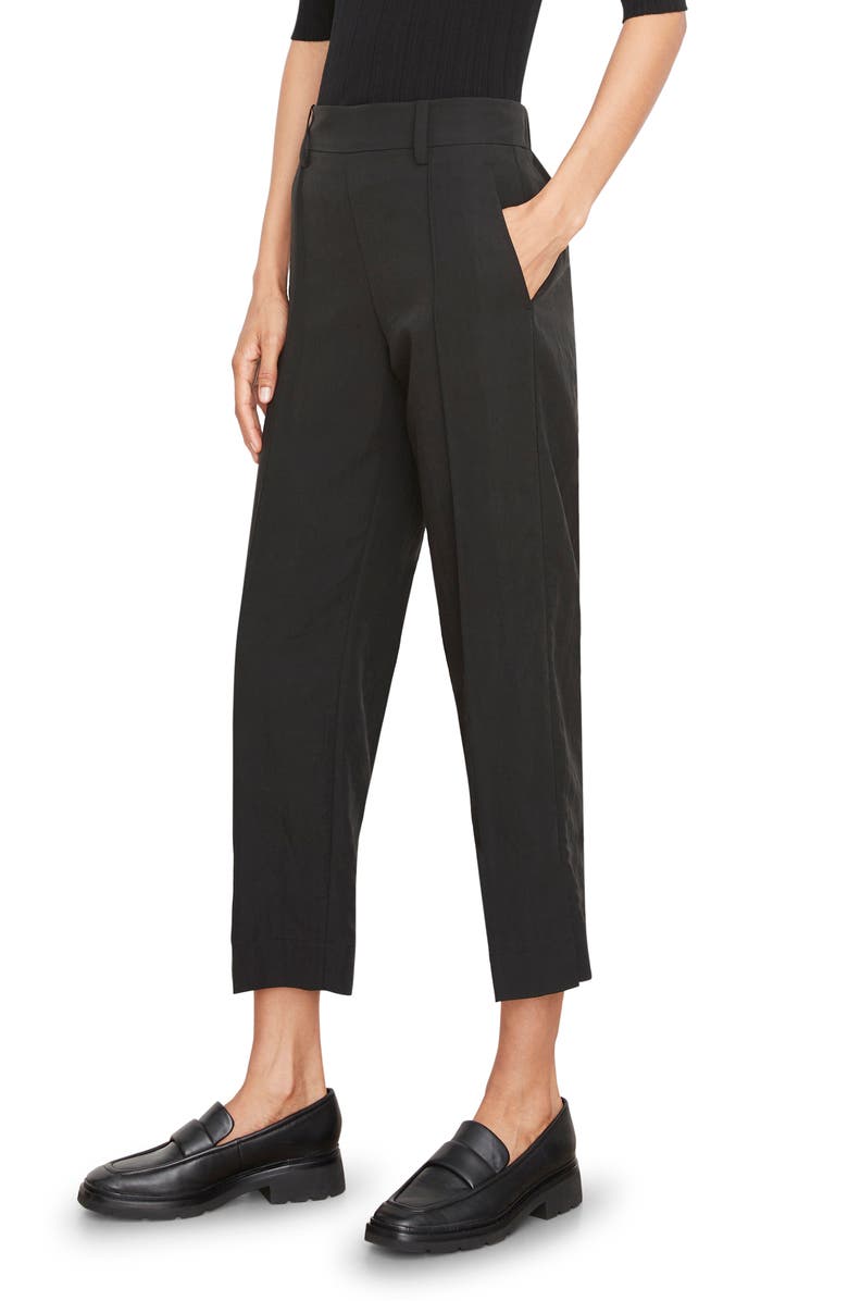 Vince Pleat Front Crop Pants, Alternate, color,