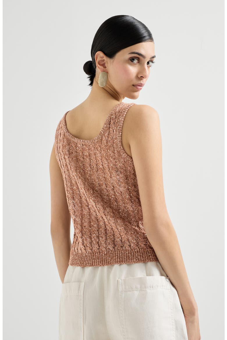 Dazzling cable top, Alternate, color, Brown