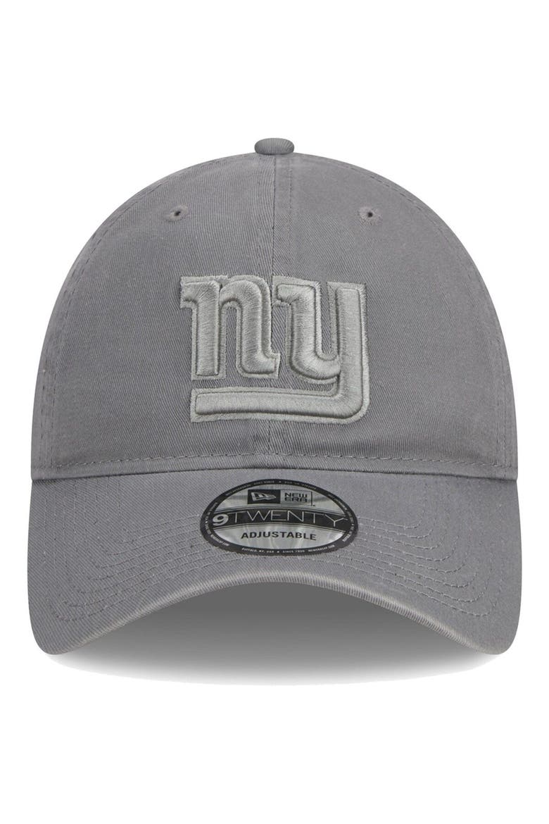 Men's New Era Gray New York Giants Color Pack 9TWENTY Adjustable Hat, Alternate, color, Gray