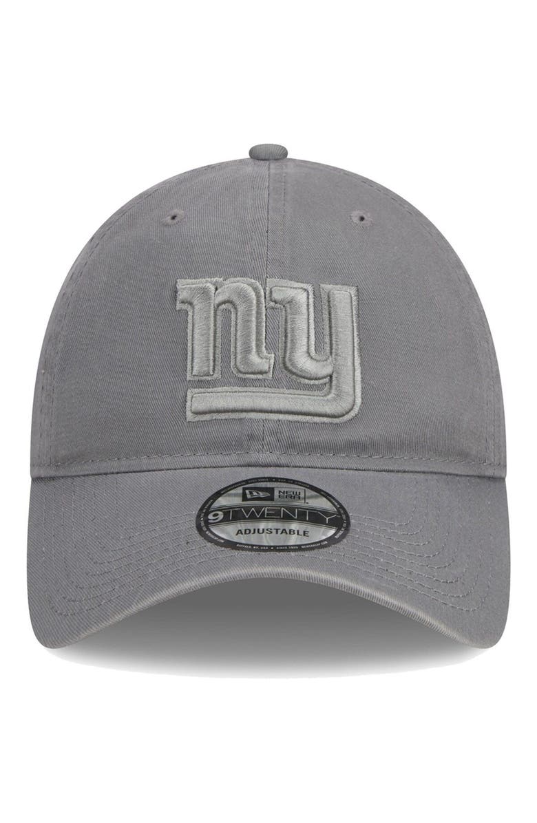 New Era Men's New Era Gray New York Giants Color Pack 9TWENTY Adjustable Hat, Alternate, color, 