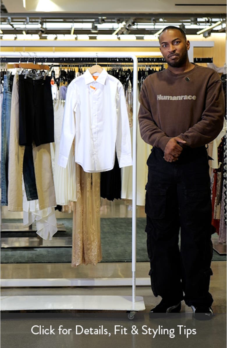 Kids' Purple Mini Dot Stretch Cotton Blend Dress Shirt, sales video thumbnail