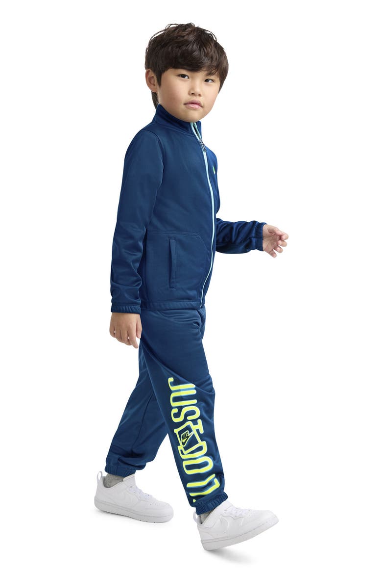 Kids' Full Zip Jacket & Joggers Set, Alternate, color, BLUE FORCE