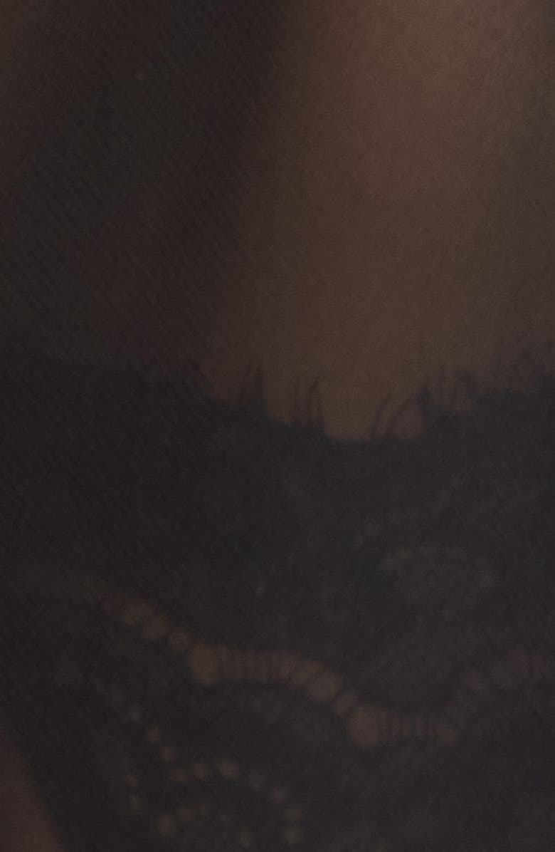 Hunkemöller Deep V Chiffon Babydoll Chemise & Thong Set, Alternate, color, 