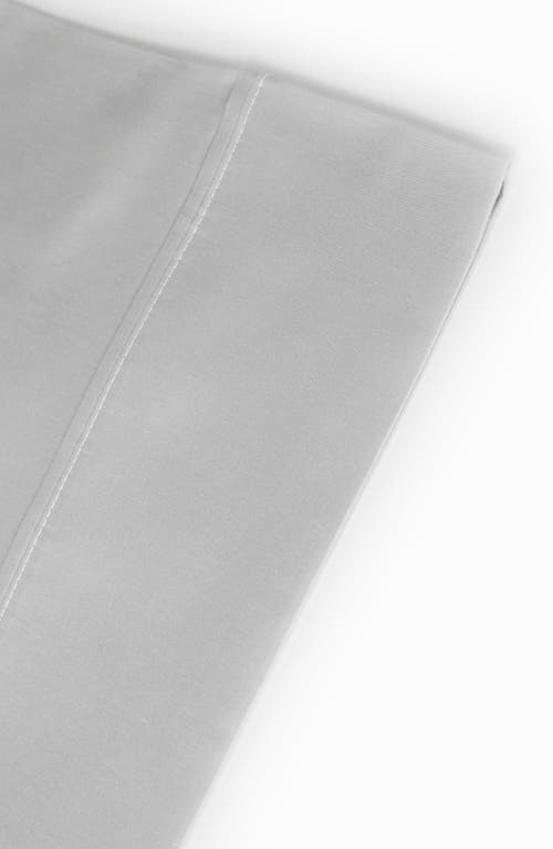 Melange Home Pleat Detail 400 Thread Count Sheet Set With Bonus Pillowcases In Gray
