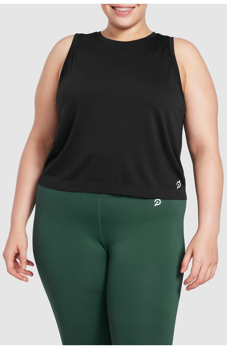 Peloton Seamless Tank, Alternate, color, Black