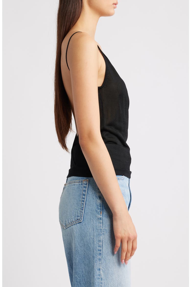 Kipling Backless Viscose Tank, Alternate, color, BLACK