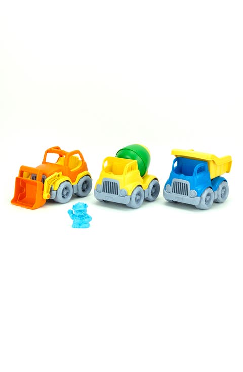 Set of 4 Construction Vehicle Toys