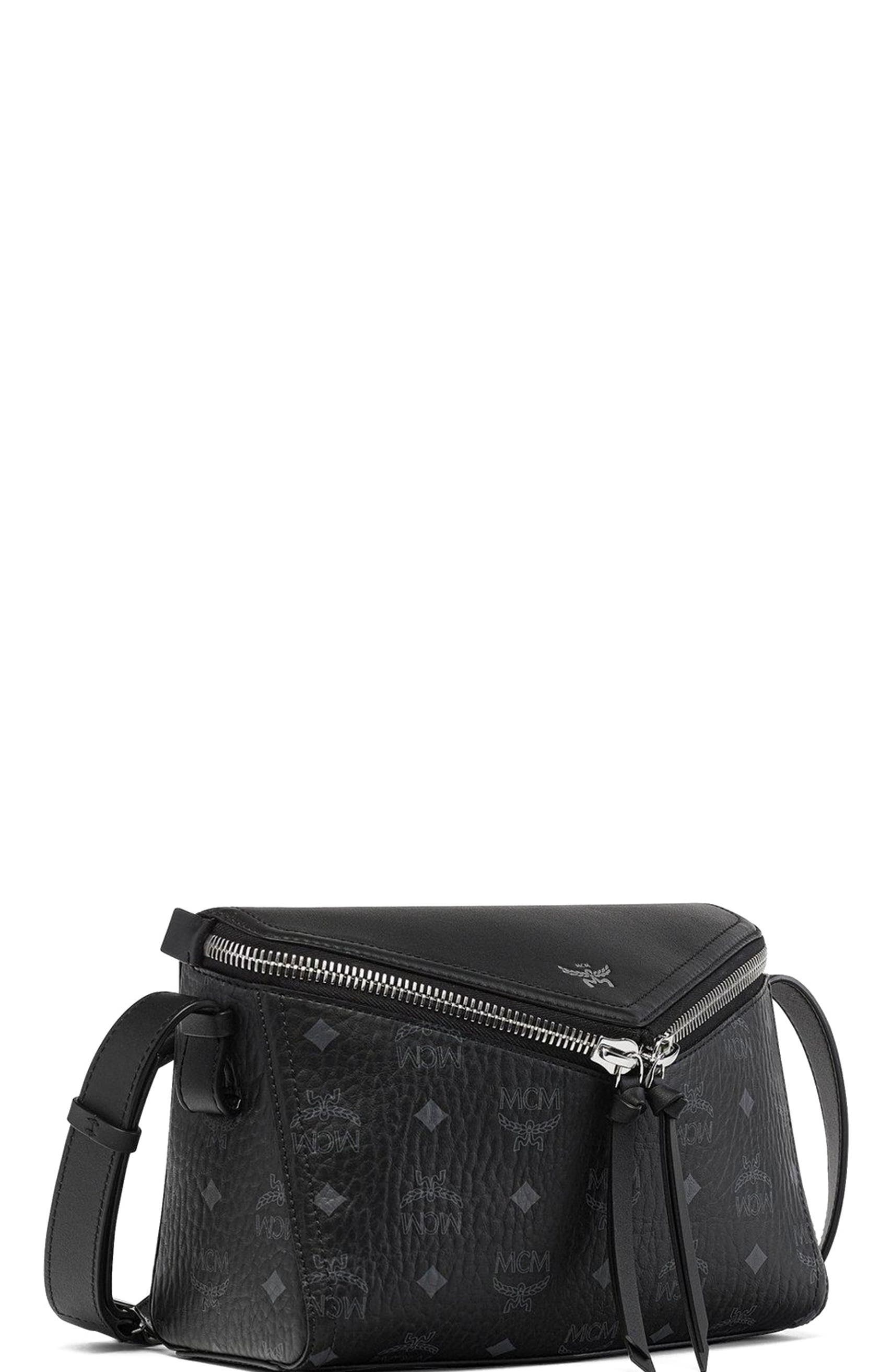MCM Diamant 3D Shoulder Bag in Visetos Leather Mix, Alternate, color, 