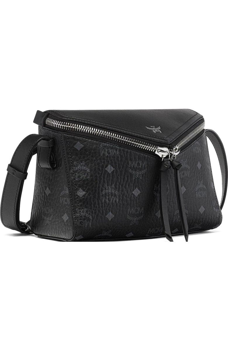 MCM Diamant 3D Shoulder Bag in Visetos Leather Mix, Alternate, color,