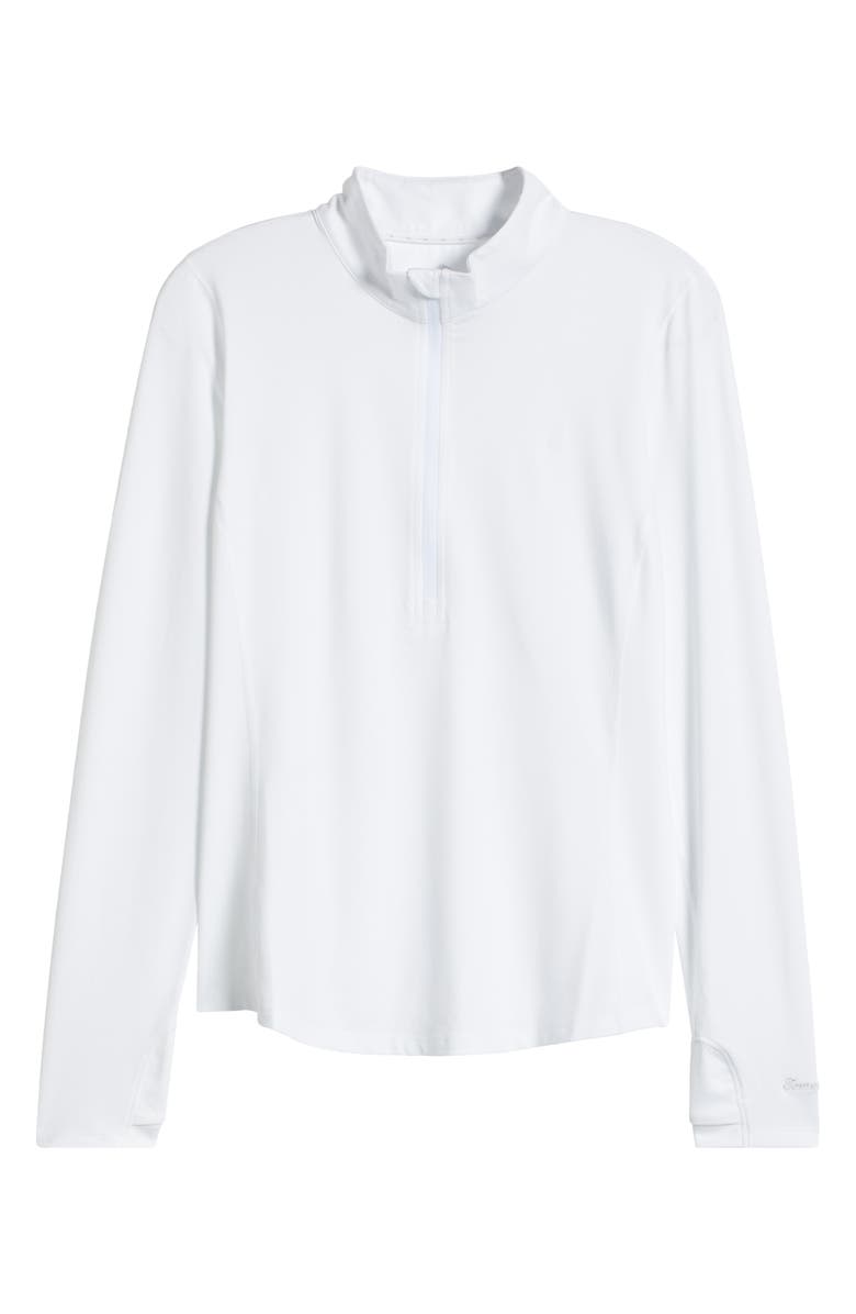 Tommy Bahama Playa Vista IslandZone<sup>®</sup> Quarter Zip Top, Alternate, color, White