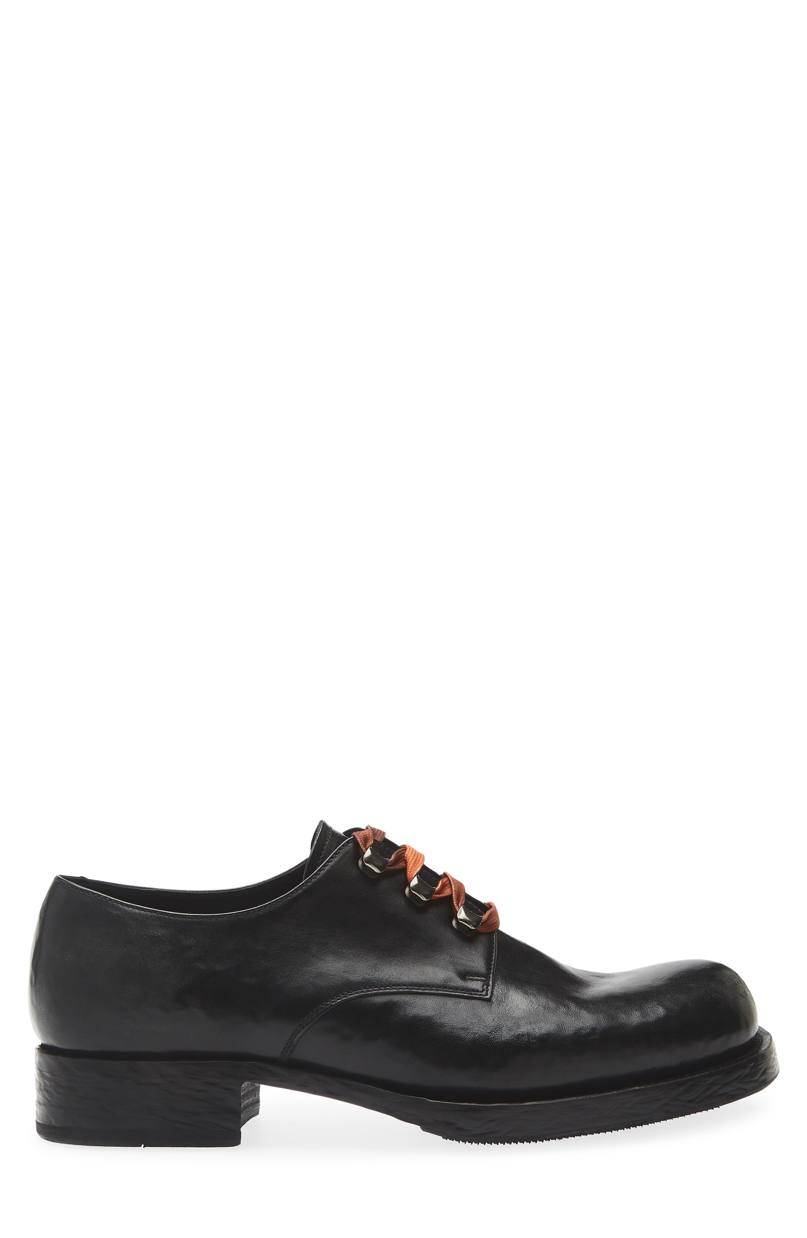 Vitello Hammer 2 Plain Toe Derby, Alternate, color, NERO