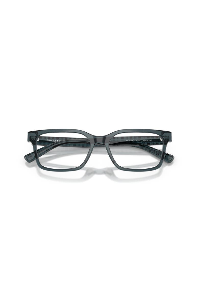 55mm Rectangle optical glasses, Alternate, color, Blue