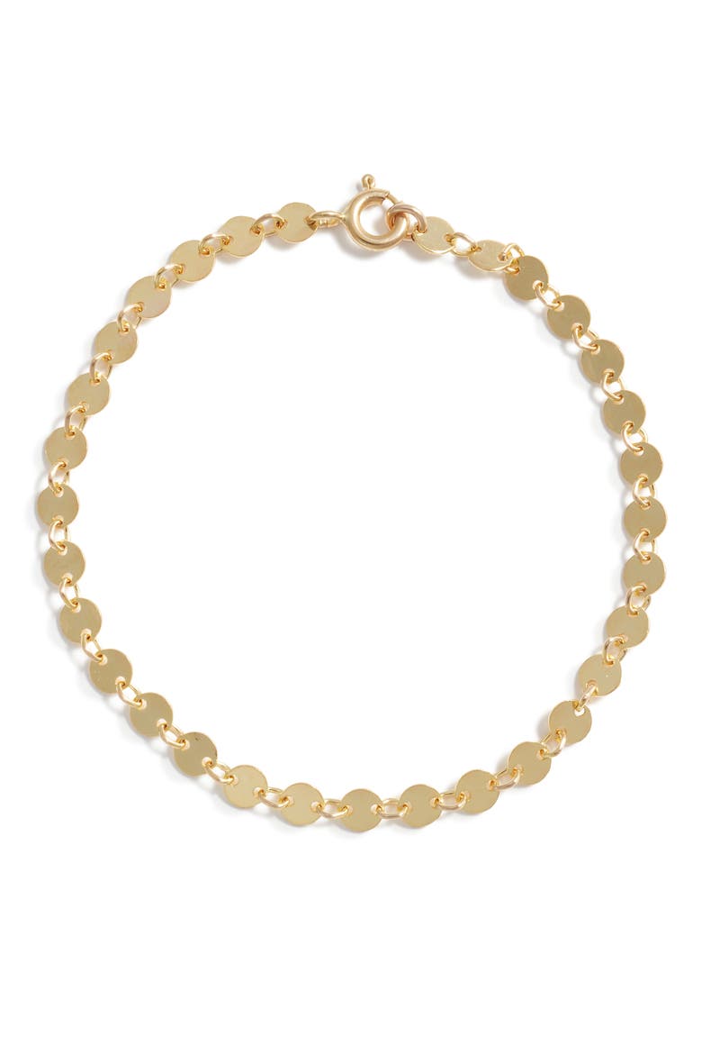Disco Chain Bracelet, Main, color, GOLD FILL