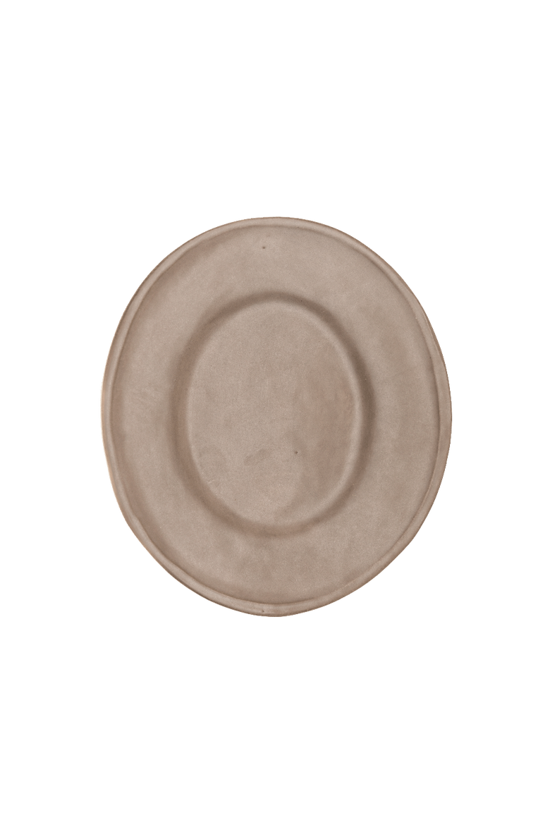 Earth Oval Dinner Plate - Set of 4, Main, color, Brown