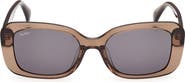 Max Mara 54mm Rectangular Sunglasses