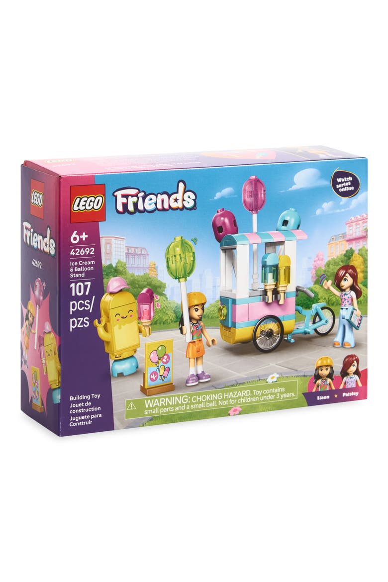 6+ Friends Ice Cream & Balloon Stand - 42692, Main, color, MULTI