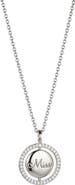 Nadri Smitten Miss/Mrs. Pendant Necklace