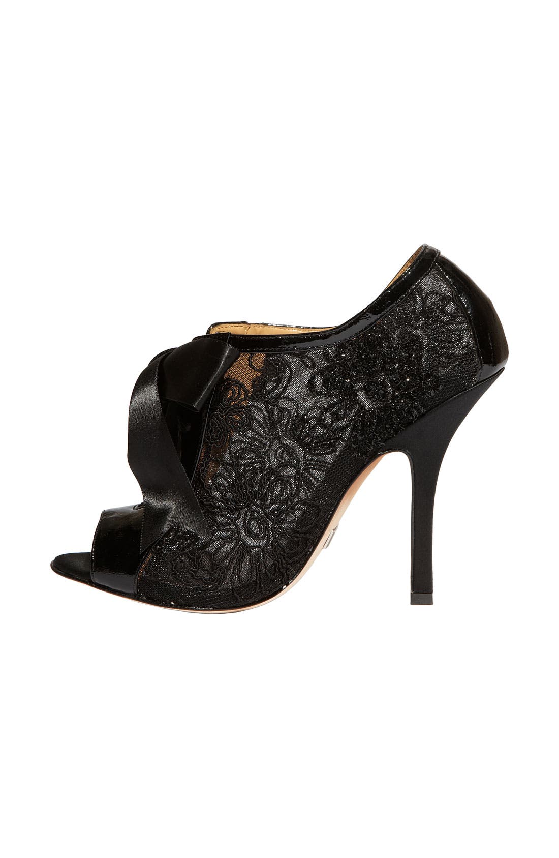 Badgley Mischka 'Olaf' Bootie, Alternate, color, BLACK