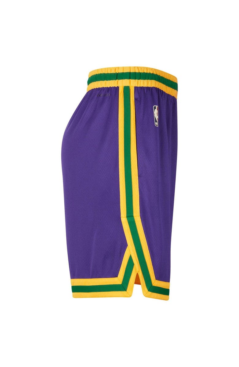 Nike Men's Nike Purple Utah Jazz 2023/24 Classic Edition Hardwood Classics Performance Swingman Shorts, Alternate, color, 